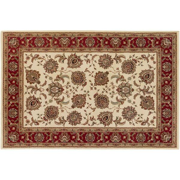 Sphinx By Oriental Weavers Area Rugs, Ariana 117J3 6X9 Rectangle - Ivory/ Red-Polypropylene A117J3200285ST